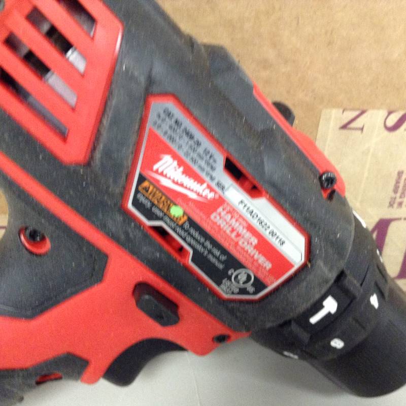 Milwaukee M12 12V Cordless LithiumIon 38 in. Hammer Drill Tool Only never used