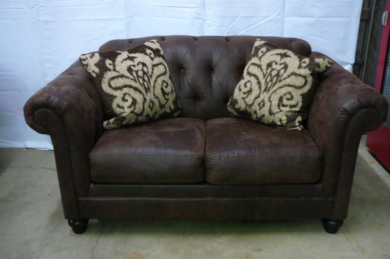 Leather Love Seat