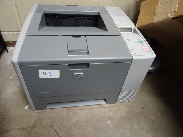 lot 45 image: HP laser jet 2420DN printer.