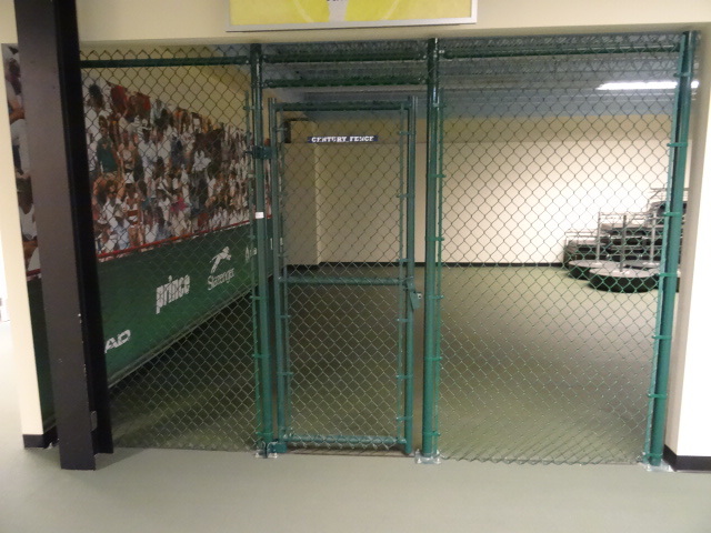 lot 93 image: Century fence front gate. 144 x 96. 1 door. Bring tools to take apart