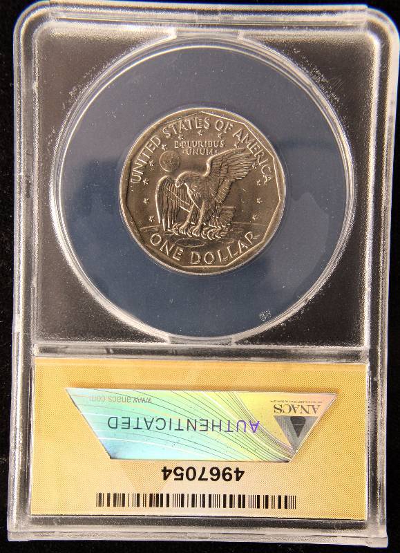 lot 09 image: 1980-P SUSAN B. ANTHONY DOLLAR MS66 ANACS