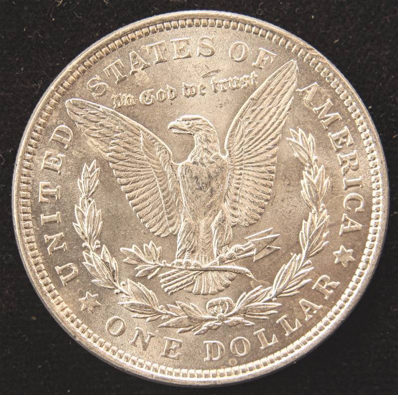 lot 15 image: 1921 MORGAN SILVER DOLLAR UNC
