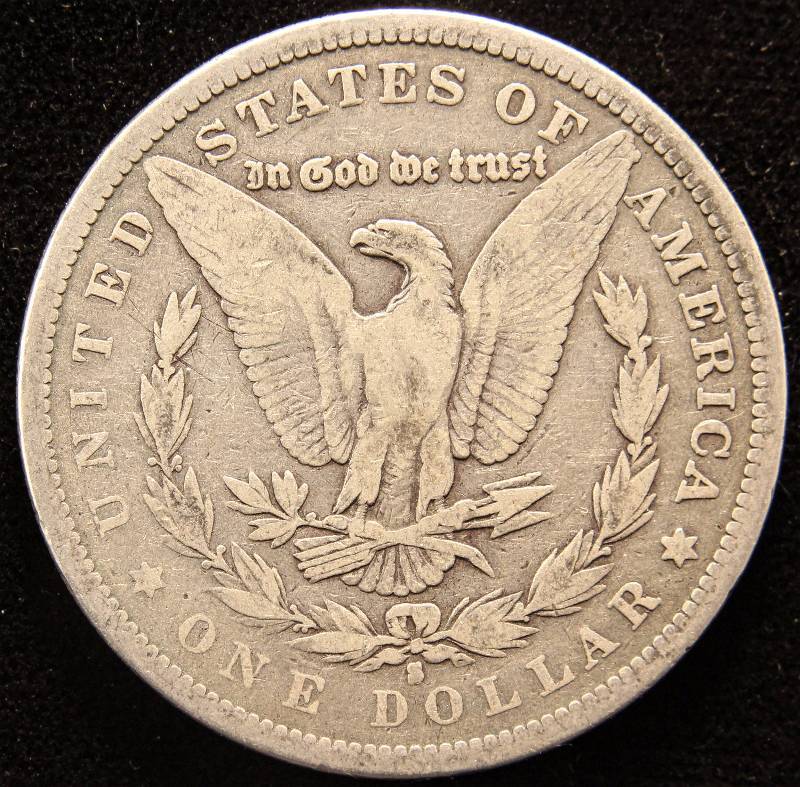 lot 49 image: 1879-S MORGAN SILVER DOLLAR FINE