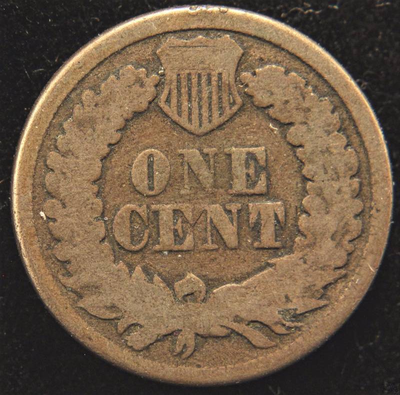 lot 19 image: 1863 COPPER NICKEL INDIAN HEAD CENT GOOD