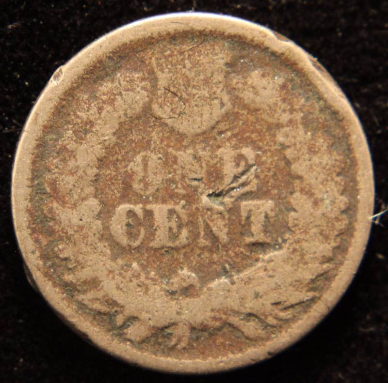 lot 22 image: 1864 COPPER NICKEL INDIAN HEAD CENT VG DETAILS