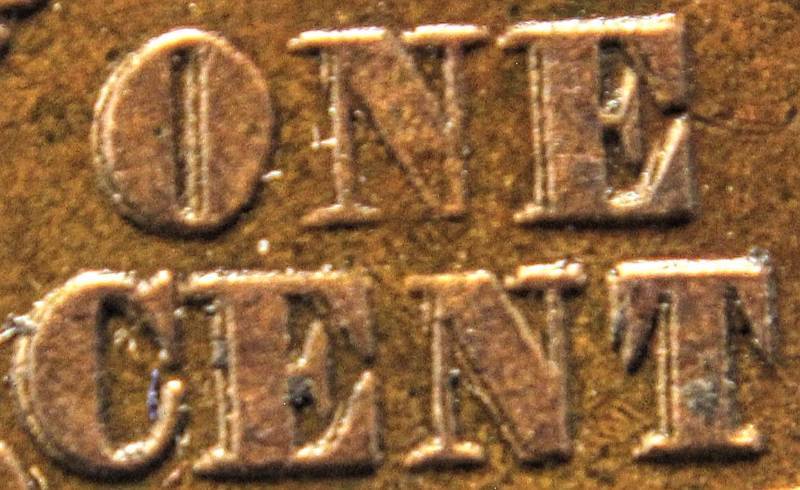 lot 26 image: 1865 FANCY 5 INDIAN HEAD CENT VF EXTREMELY RARE DBL DIE REVERSE