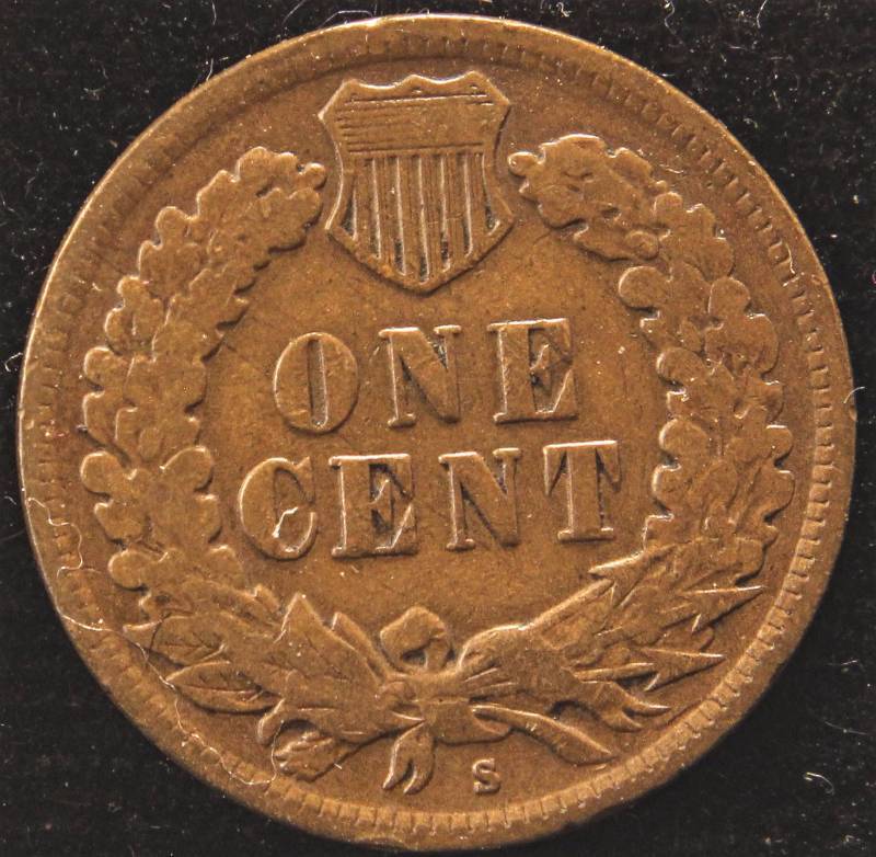 lot 90 image: 1908-S INDIAN HEAD CENT FINE