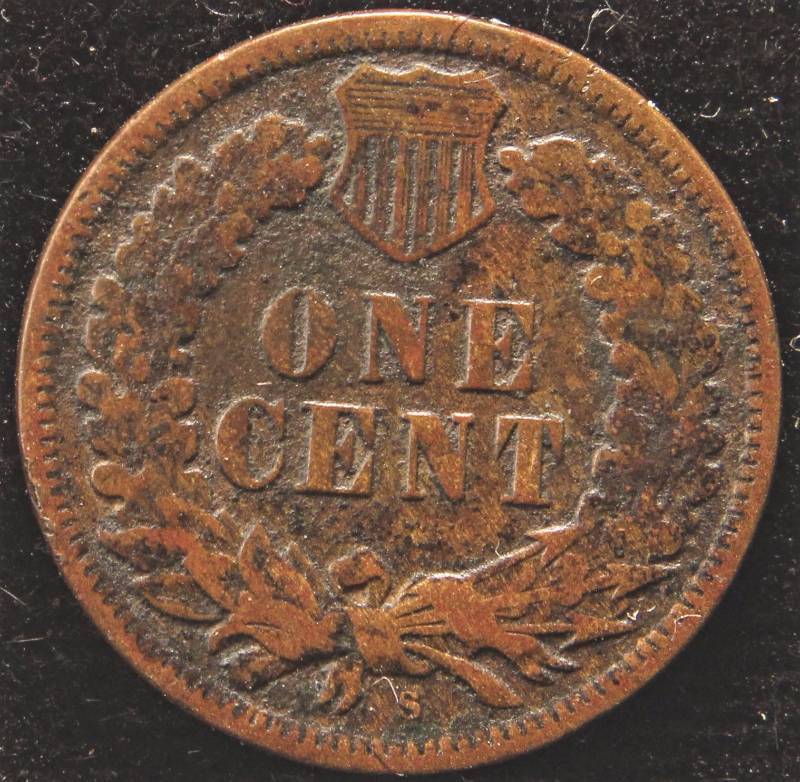 lot 93 image: 1909-S INDIAN HEAD CENT VG