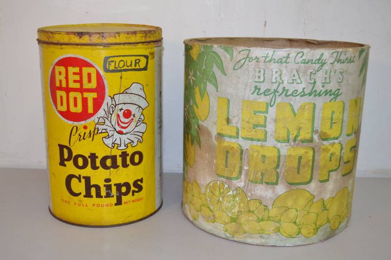 lot 26 image: Vintage Containers