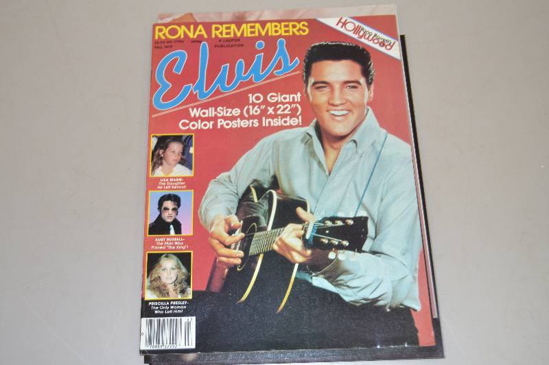 lot 118 image: Elvis Pin Up Posters