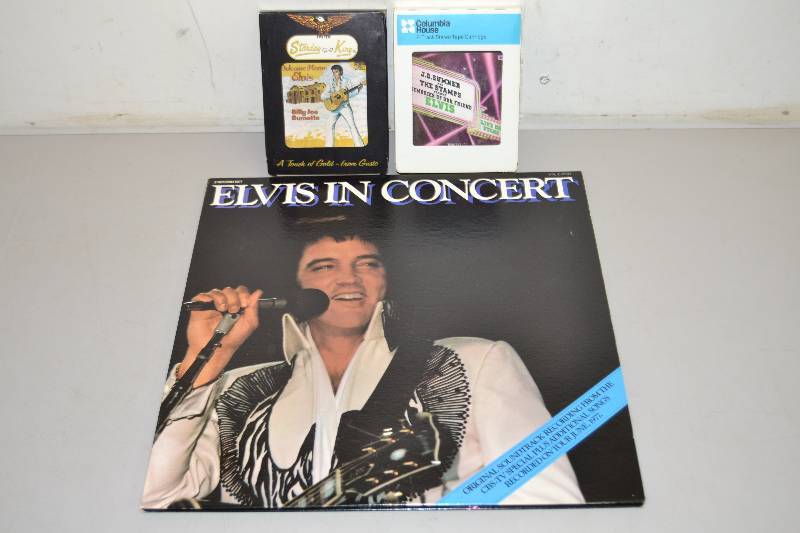 lot 156 image: Elvis Presley Record and 8-Tracks