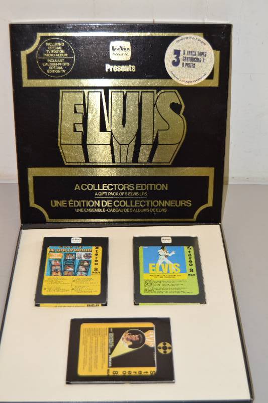 lot 157 image: Collectors Elvis 8-Track Tapes