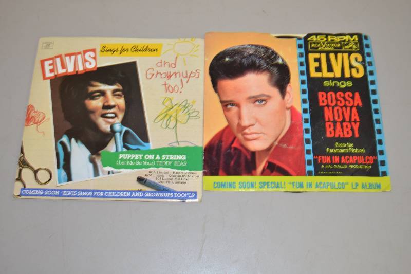 lot 159 image: Elvis Presley 45s