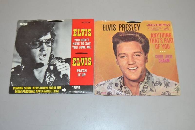 lot 160 image: Elvis Presley 45s