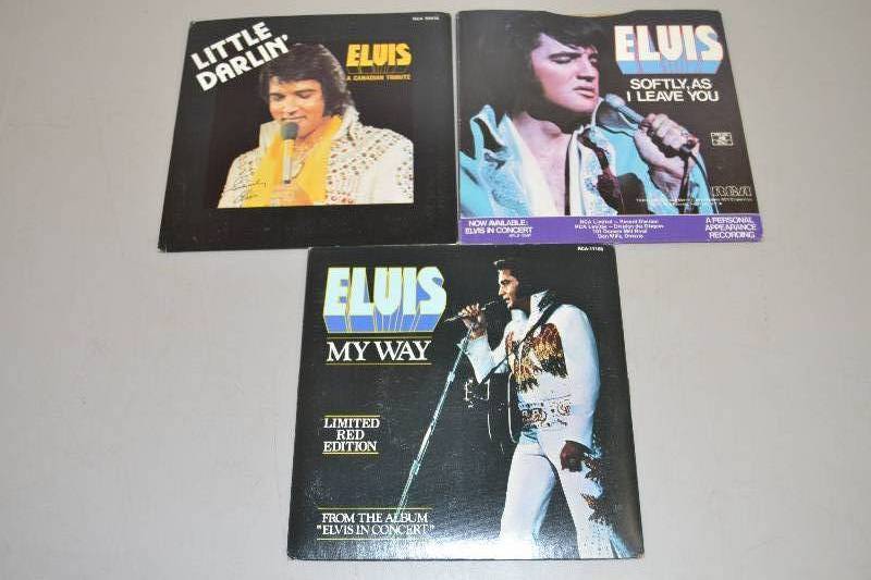 lot 161 image: Elvis Presley 45s