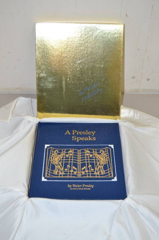 lot 163 image: A Presley Speaks Collectible Book