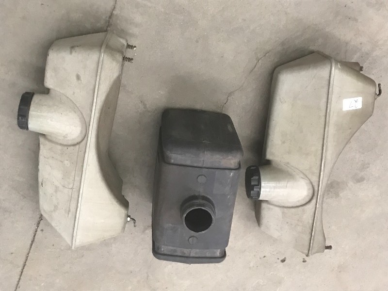 lot 27 image: Lot Of (3) Lawn Mower Fuel Tanks  ...