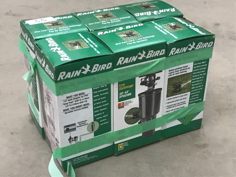 lot 35 image: Lot Of (2) Unused Rain-Bird LG3 Min...