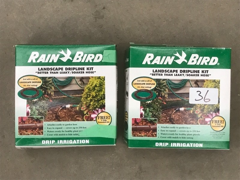 lot 36 image: (2) Rain-Bird Landscape DripLine Ki...