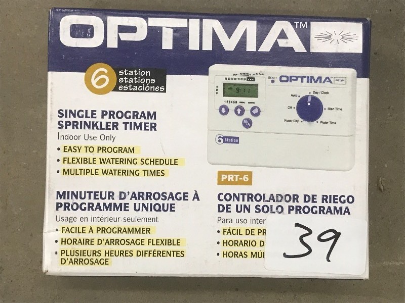 lot 39 image: Unused Optima 6-Station Single Prog...