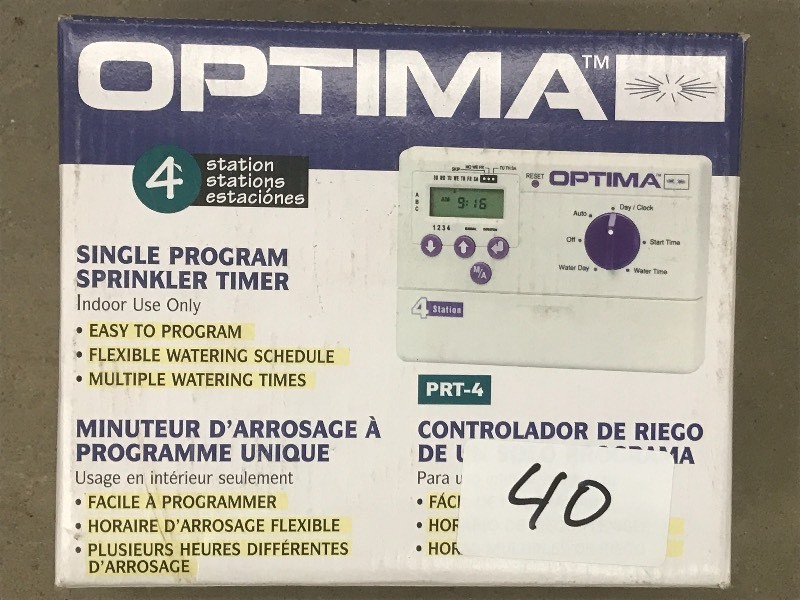 lot 40 image: Unused Optima 4-Station Single Prog...