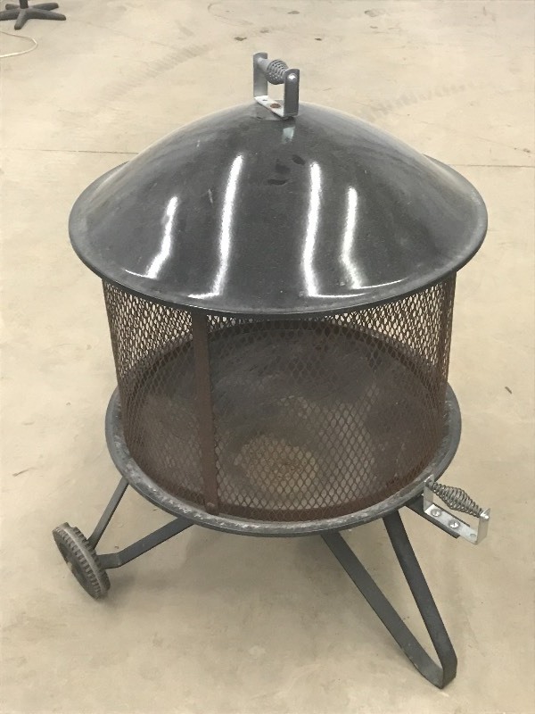 lot 50 image: Portable Steel Fire Pit ...