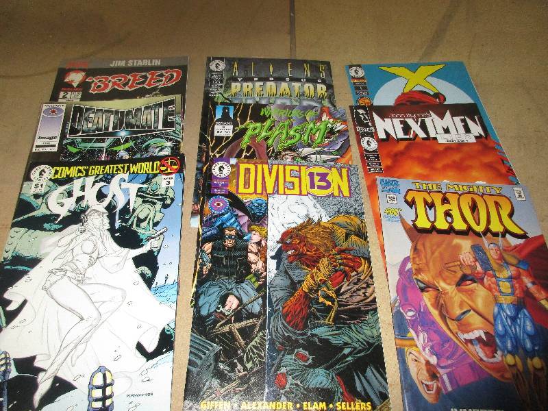 comic books - see pictures