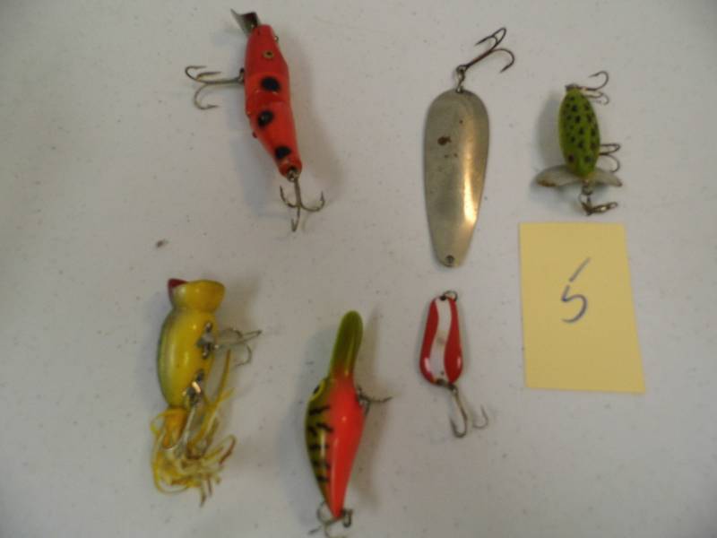 Assorted Fishing Lures and Tackle