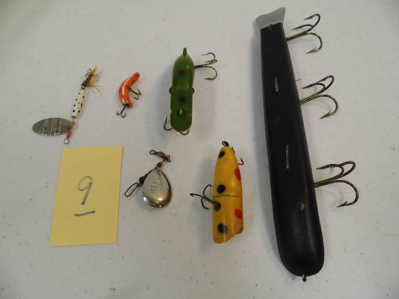 Assorted Fishing Lures and Tackle