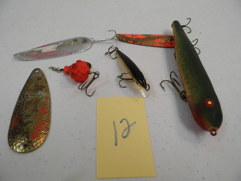 Assorted Fishing Lures and Tackle