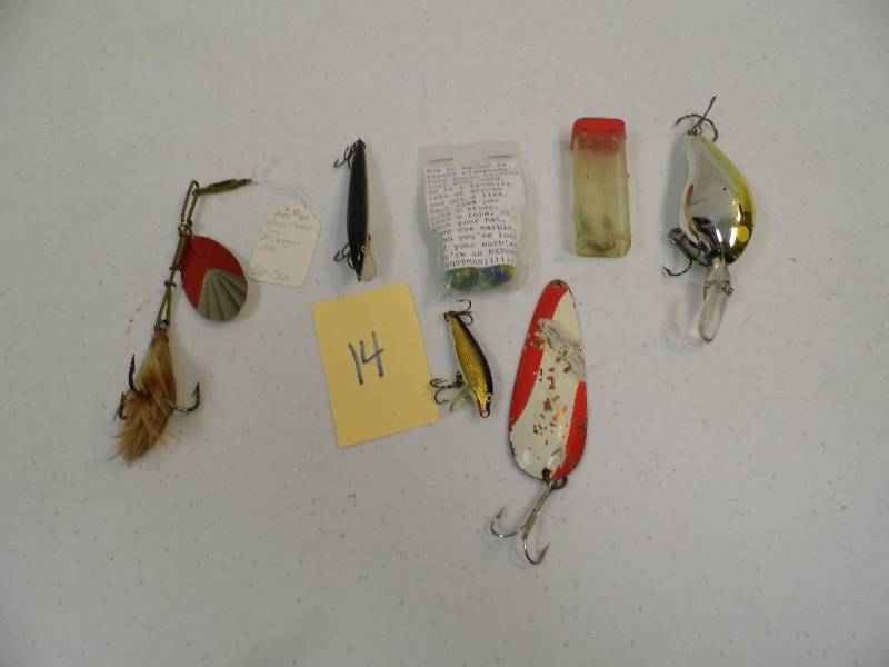 Assorted Fishing Lures and Tackle