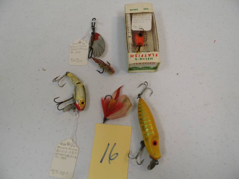 Assorted Fishing Lures and Tackle