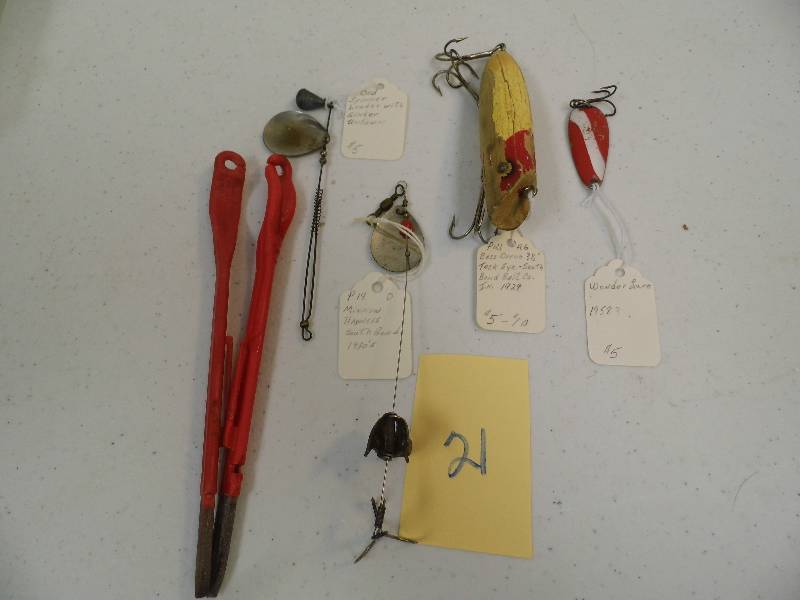 Assorted Fishing Lures and Tackle