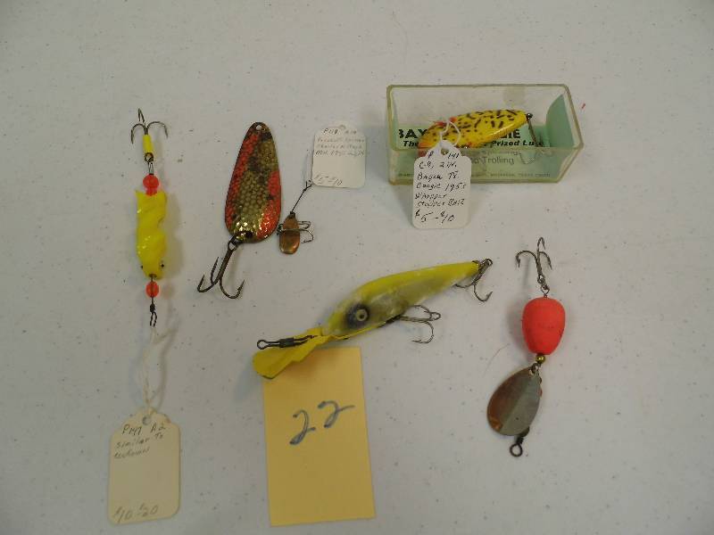 Assorted Fishing Lures and Tackle