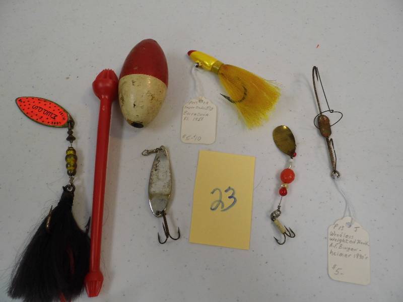 Assorted Fishing Lures and Tackle