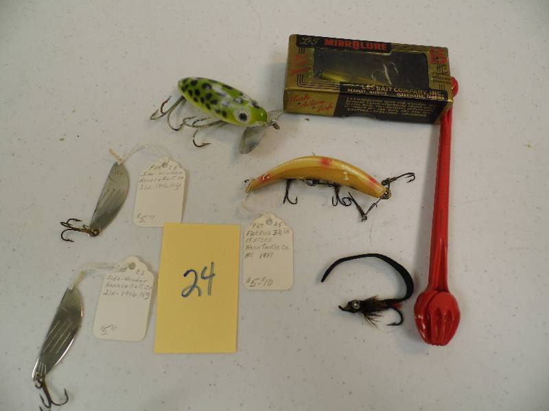 Assorted Fishing Lures and Tackle