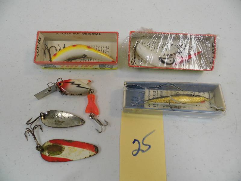 Assorted Fishing Lures and Tackle