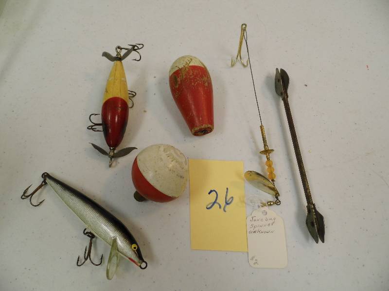 Assorted Fishing Lures and Tackle