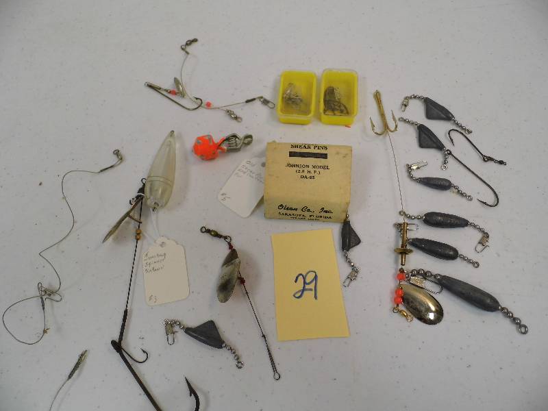 Assorted Fishing Lures and Tackle