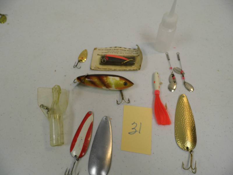 Assorted Fishing Lures and Tackle