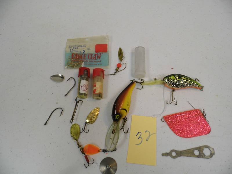 Assorted Fishing Lures and Tackle