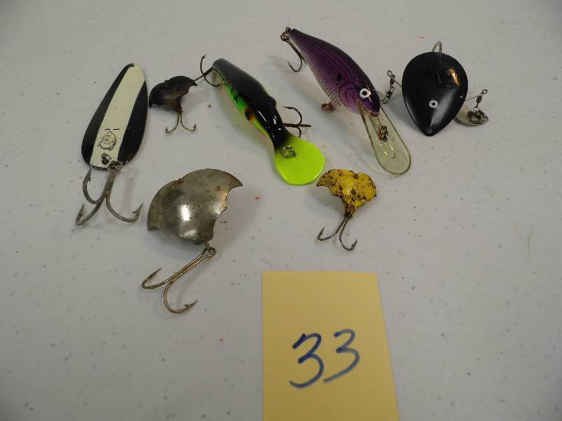 Assorted Fishing Lures and Tackle