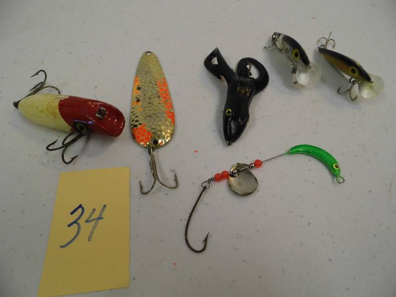 Assorted Fishing Lures and Tackle