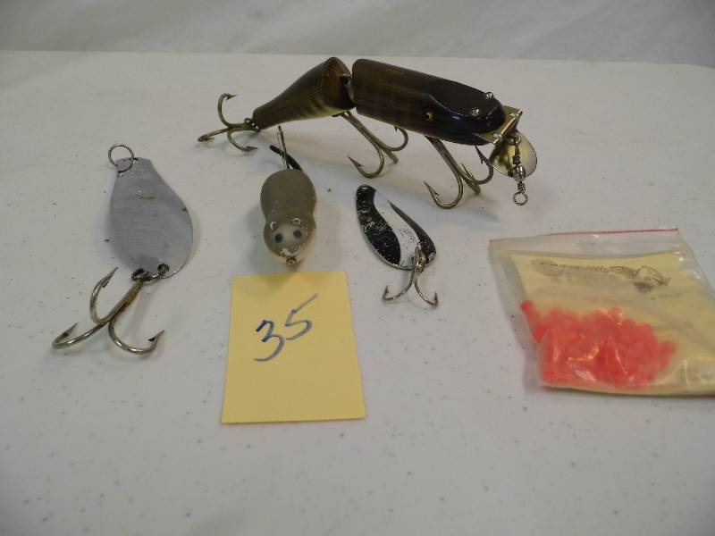 Assorted Fishing Lures and Tackle