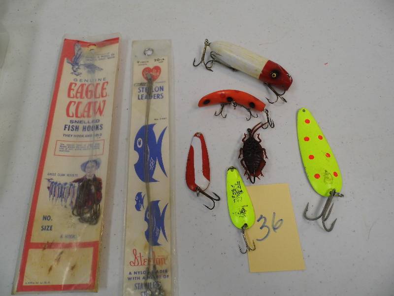 Assorted Fishing Lures and Tackle