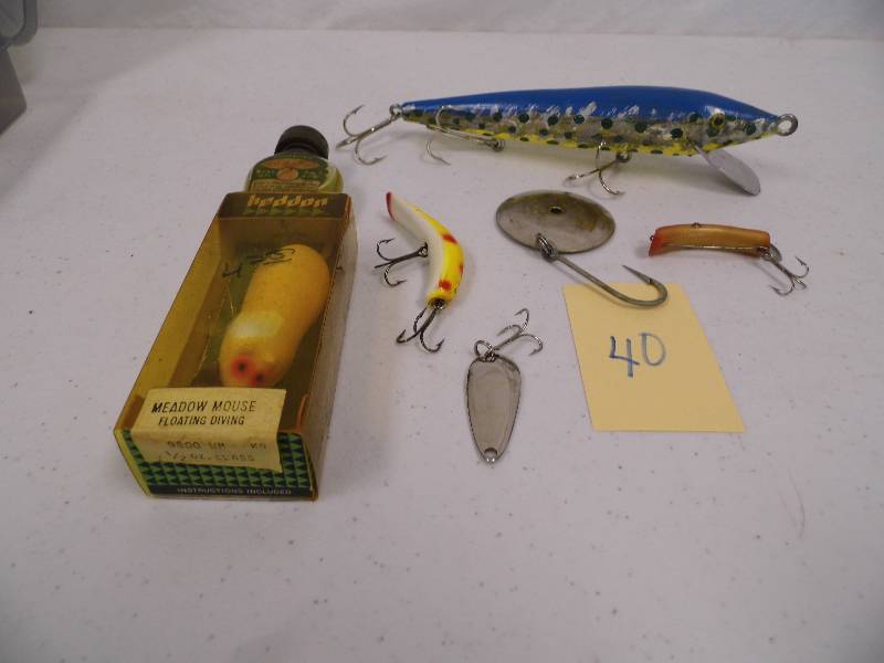 Assorted Fishing Lures and Tackle