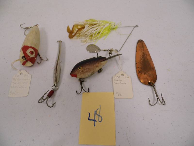 Assorted Fishing Lures and Tackle