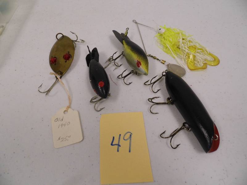 Assorted Fishing Lures and Tackle
