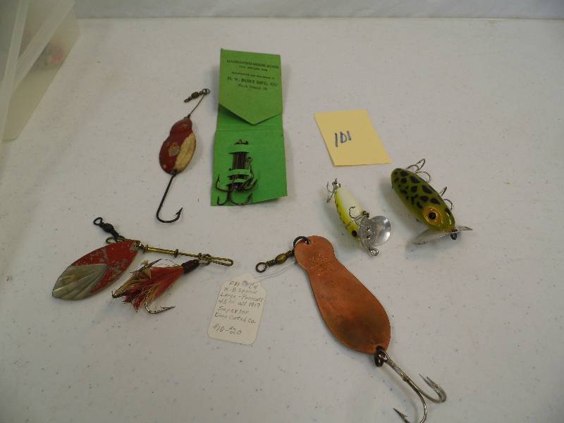 Assorted Fishing Lures and Tackle