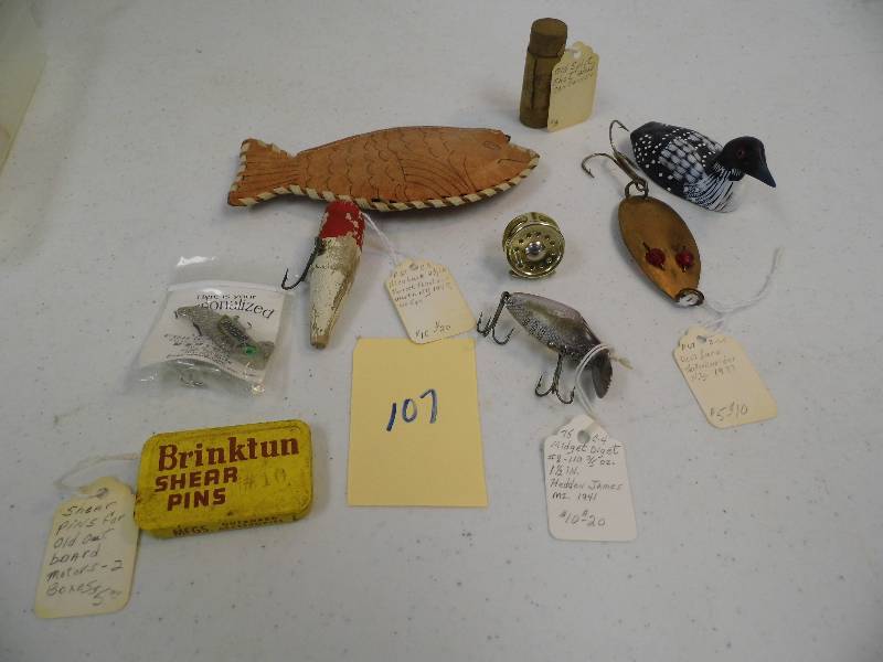Assorted Fishing Lures and Tackle